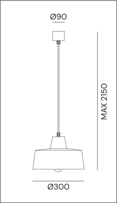 Officina 30 Iron Pendant