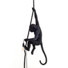 Ceiling Rope Black Monkey Lamp