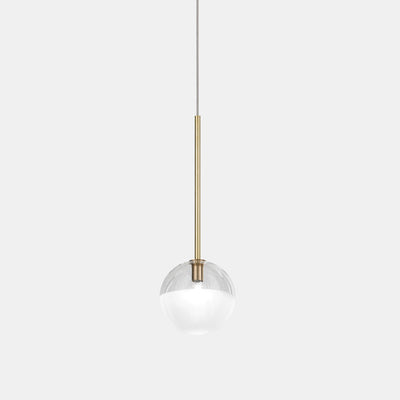 Molecola Single 12 Natural Brass Pendant