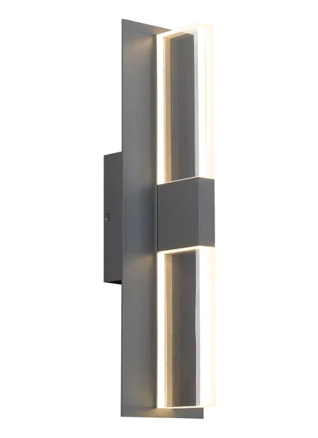 Brushed nickel outdoor on sale wall sconce