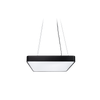 Akira Square Textured Black 3000K Suspended Ceiling Light