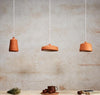 Flame 14 Terracotta Clay Pendant