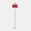 Bon Ton Curve Natural Brass/Antique Pink Floor Lamp