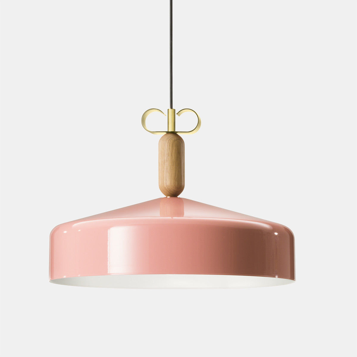 Bon Ton Celestino Pink/Natural Brass Pendant