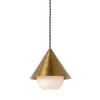 Cone Brass Pendant