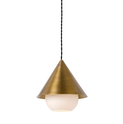 Cone Brass Pendant